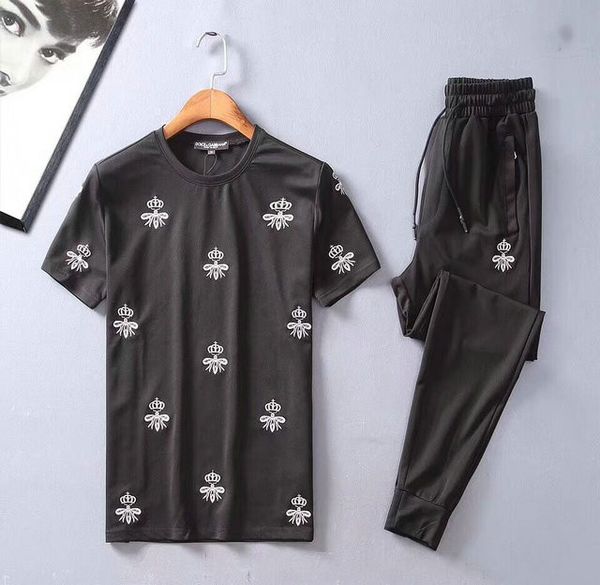 

20ss мужской спортивный костюм и новые толстовки костюмы бег трусцой дизайнеры мужчины беговые костюмы костюм мужская медуза мужские дизайне, Gray