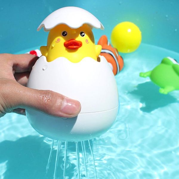 

plastic penguin bathing shower shape baby kids bath toys lovely water baby toys water spraying tool for children #07