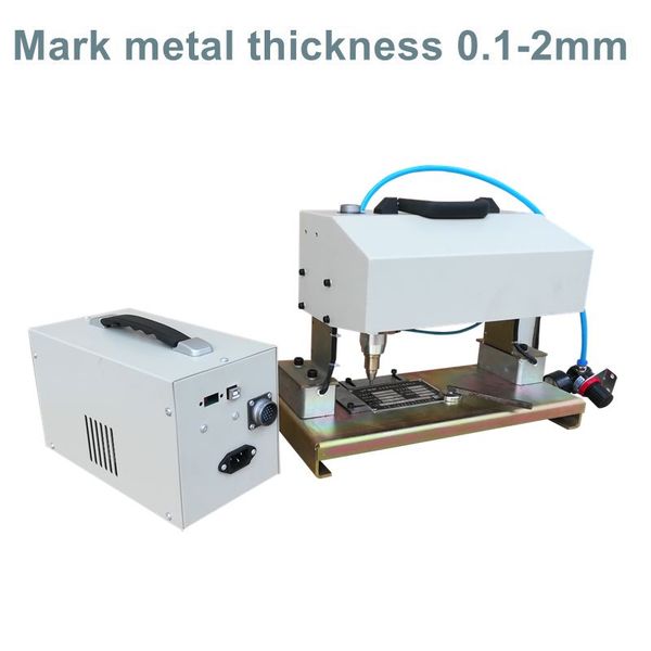 

handheld type stainless steel nameplate dot peen marking machine deep marking pneumatic number printing machine 18090