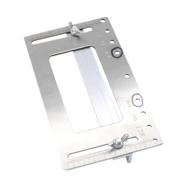 

hho-stainless steel door furniture handle hole punch locator wood drilling anchor guide drilling woodworking tools
