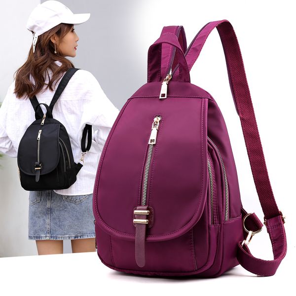 

multifunction women backpack waterproof nylon backpack 4 colors lady women's backpacks female casual travel bag