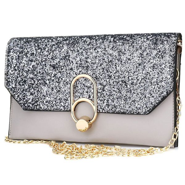

women's evening envelope clutch bags wristlet purse handbag with adjustable strap