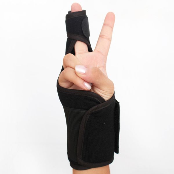 

wrist supports by adjustable splints for sport - aerophilia, carpal tunnel, tendinitis for left and right hand - men, Black;red