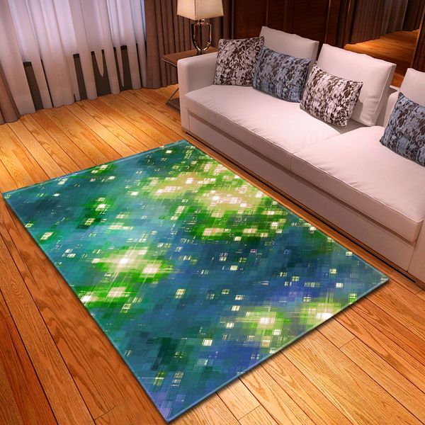 

21large carpet dazzle color 3d three-dimensional square to map customized popular bathroom toilet toilet floor mat