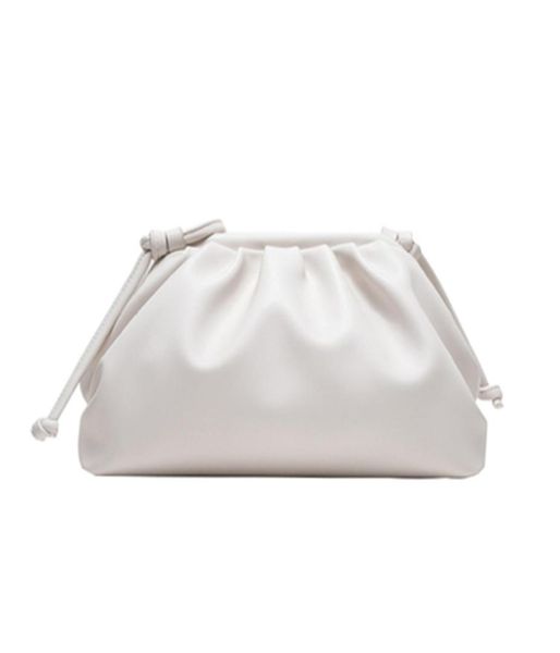 

new 2019 web celebrity with same cloud package fold single shoulder oblique straddle dumplings bag handbag women bag