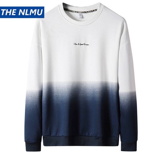 

streetwear pullover men sweatshirts print cotton long sleeve 2020 mens spring autumn loose hoodies casual wo235, Black