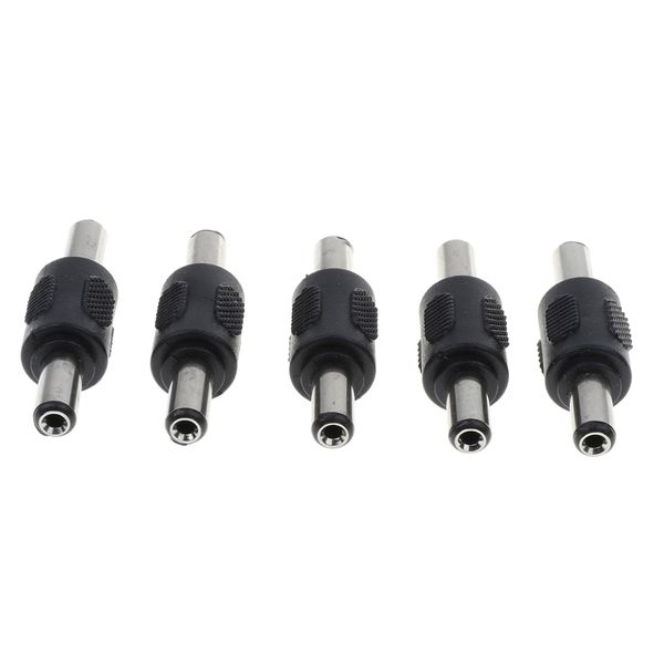 

5-pack audio video gold rca male to male coupler 38mm/1.5inch length