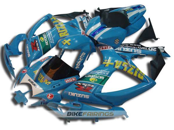 

4 gifts new styke abs motorcycle bike fairings kits fit for suzuki gsxr600-750 k6 06 07 gsxr600-750 2006 2007 bodywork set custom blue cool