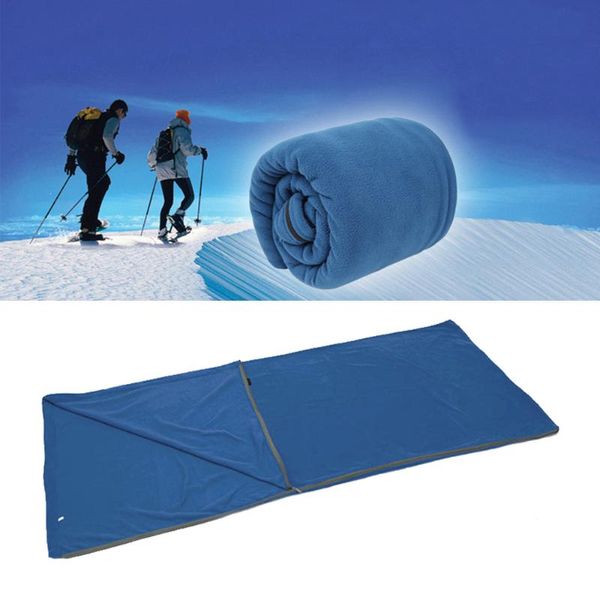 

outdoor camping multifuntion ultra-light portable spring and winter warm polar fleece sleeping bag travel hiking bag