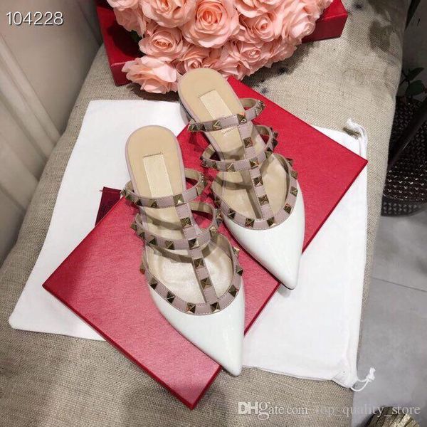 

high-end designer sandals heel leather classic woman metal buckle for parties and banquets luxury sandals size 35-40, Black