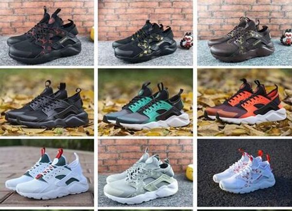 

2018 huarache 4 men women running shoes all white huaraches zapatos ultra breathe huaraches mens trainers hurache shoes