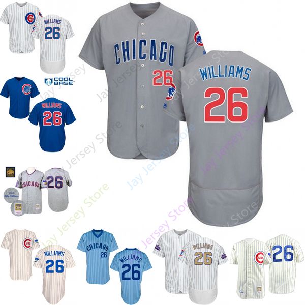 

Custom chicago 26 Billy Williams Jersey Jersey Cubs Jerseys Cool Base Flexbase White Black Red Grey Home Away Men Women Youth Cheap