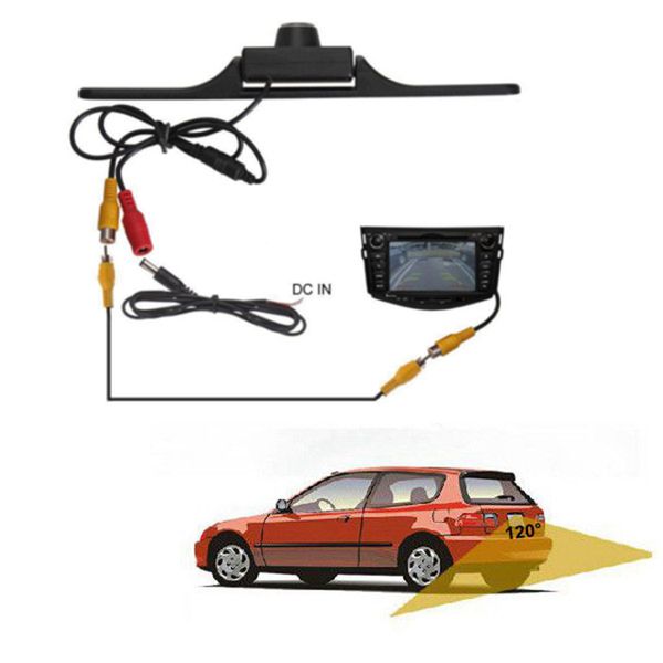 

color cmos wide viewing angle waterproof wireless car rear view led ir night vision reversing backup camera car accessories