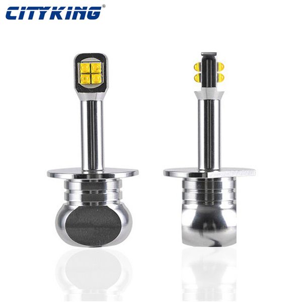 

2pcs white led h1 led h3 h11 h7 h4 9005 9006 headligt high power cree chip car fog lamp bulb daytime running light drl