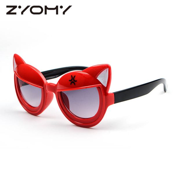 

cartoon cat ears children sunglasses creative color children cat eye sun glasses children's day gift boys girls birthday gifts, White;black