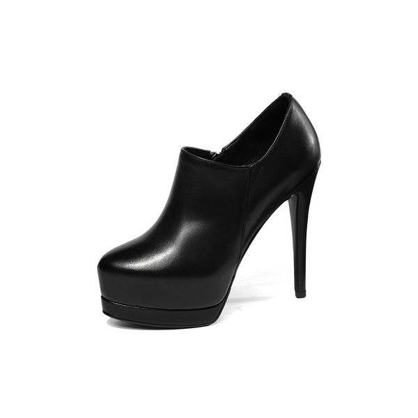 

women's shoes high heel pumps office&career shoes black red orange spring genuine leather szie 40 41 woman