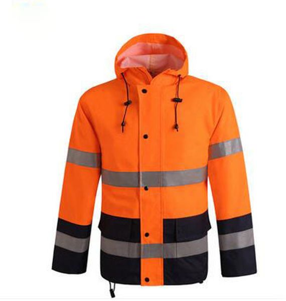 

sfvest reflective safety clothing high visibility reflective safety clothing traffic sanitation working clothes raincoat