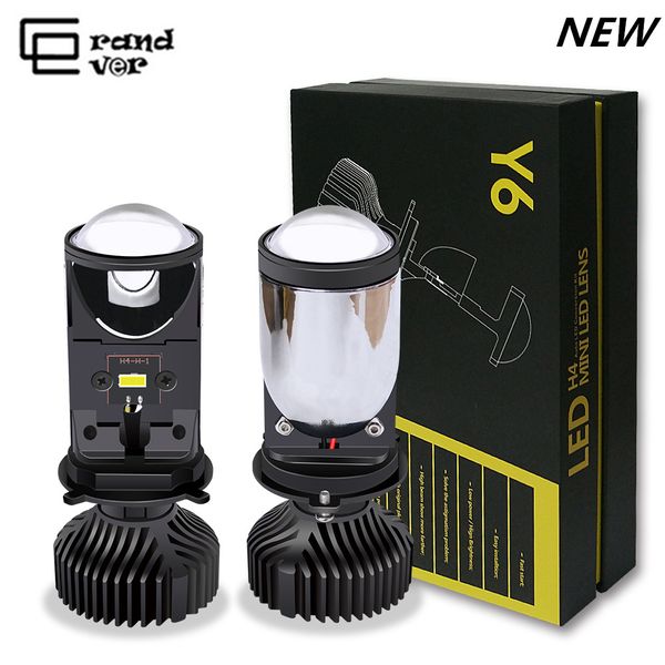 

2pcs canbus car headlight h4 led 3570 6500k 8000lm 60w headlamp bulbs super bright conversion kit hi/lo beam headlight 12v 24v