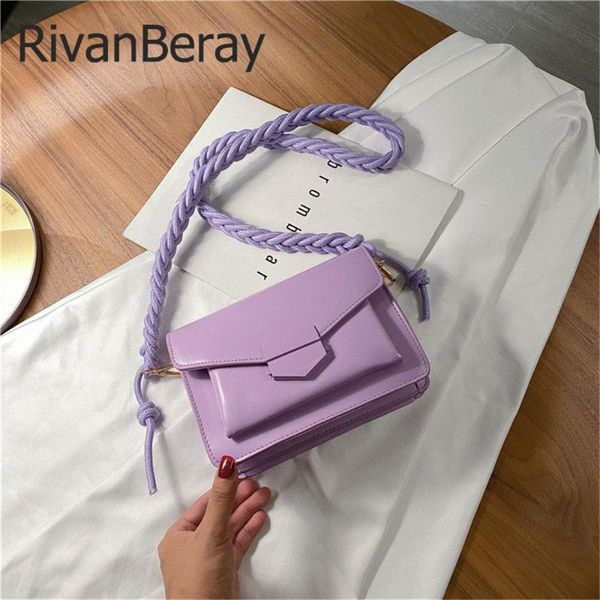

2020 new mini handbags women fashion ins ultra fire weave shoulder strap messenger bags purses simple crossbody bags for women