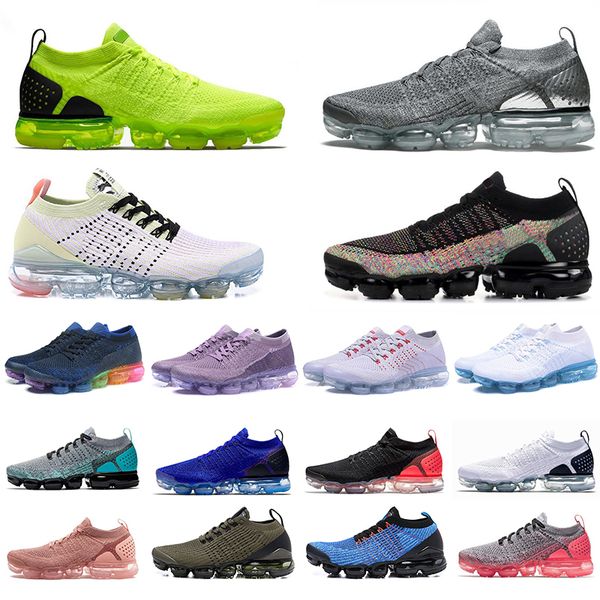 

vintage 1.0 fly 2.0 3.0 mens running shoes 1s 3s triple black punch volt pink off road sport sneakers knit trainers for men women