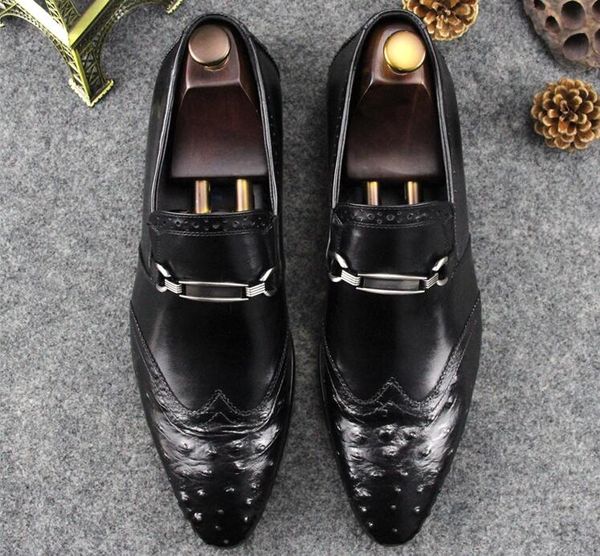 İtalya ayakkabı erkekler hakiki deri üzerinde kayma sivri toes pileli akıllı rahat shes yaz moccasins nefes cut-outs oxfords