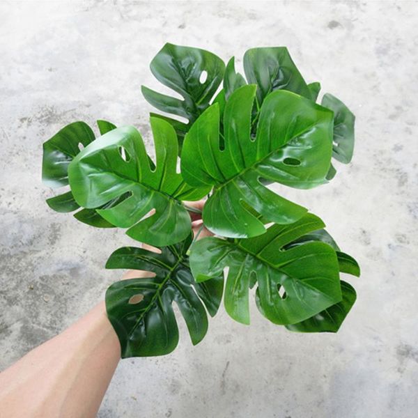 

green turtle leaves 1 bouquet mexican autumn decoration artificial grass plant artificial plants garden home decor