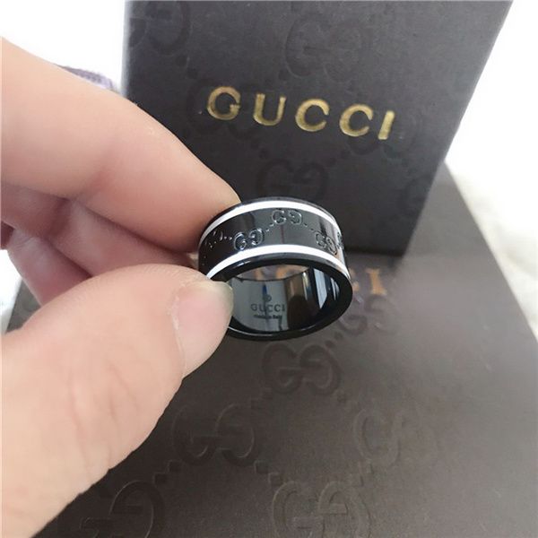 

316l stainless steel g fashion styles 4 colors stamp ring for women and men gold plated jewelry gu&#820cci wedding 68, Silver