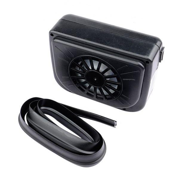 

car styling solar power auto window fan environmental cool solar exhaust fan with rubber stripping car accessories