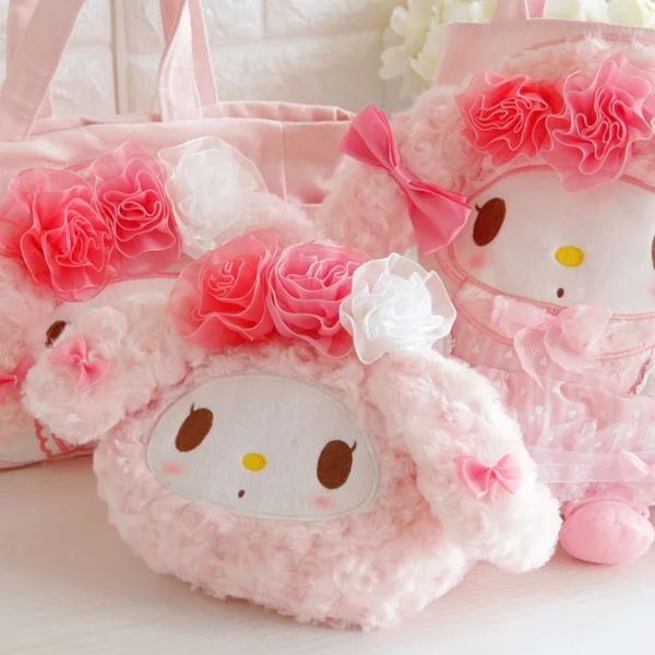 

c-cartoon melody cute little beauty fantasy cosmetic bag, lunch bag, travel cloth storage bag girls hair bands hair accessories