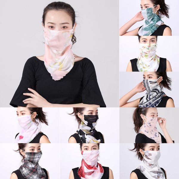 

aiejb multiple styles printed headband bandana scarf scarf seamless face mask tube ring multifunctional men women, Black