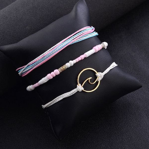 

vintage natural braided mountain multicolor multilayer bracelet women's jewelry hand-woven adjustable material gift for friend q, Black