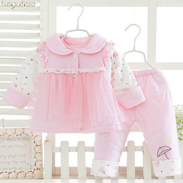 

baby girl thin cotton-padded jacket three piece suit, Blue;gray