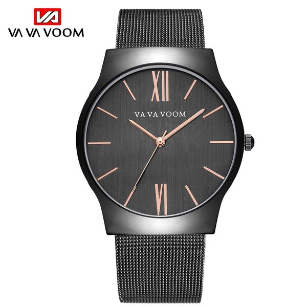 

2019 luxury fashion watches man mesh bracelet luxury brand men's wrist watcher sport watcher man business retro clock, Slivery;brown