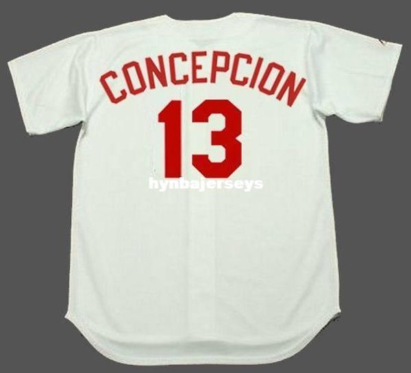 

custom dave concepcion cincinnati stitched 1971 throwbacks home baseball jersey retro mens jerseys shirt, Blue;black