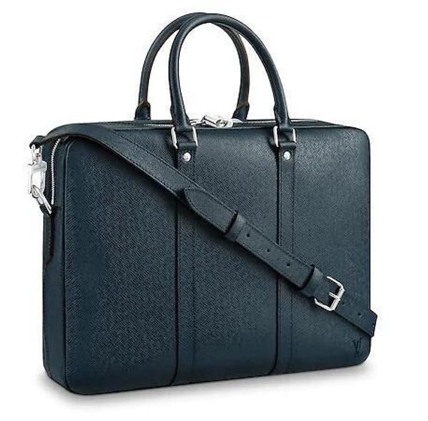 

m33413 h voyage pm men real caviar lambskin le boy chain flap bag handbags shoulder messenger bags totes