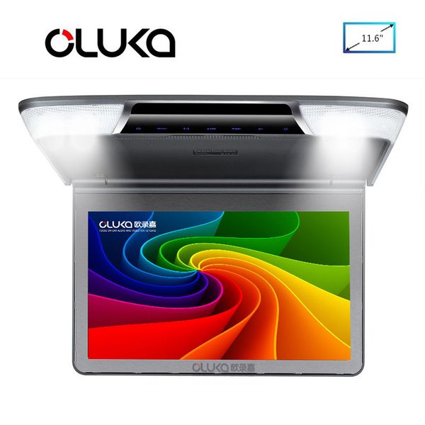 

11.6 inch full hd 1366*768 flip down screen car monitor roof mp5 player with hdmi slot input/usb/sd/ir/fm transmitter
