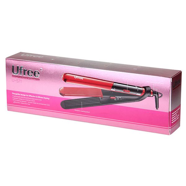 

u571 roll straight dual-use electrical ceramic hair straightener hair curlers corn broken perm fluffy three-in-one thermostatic splint
