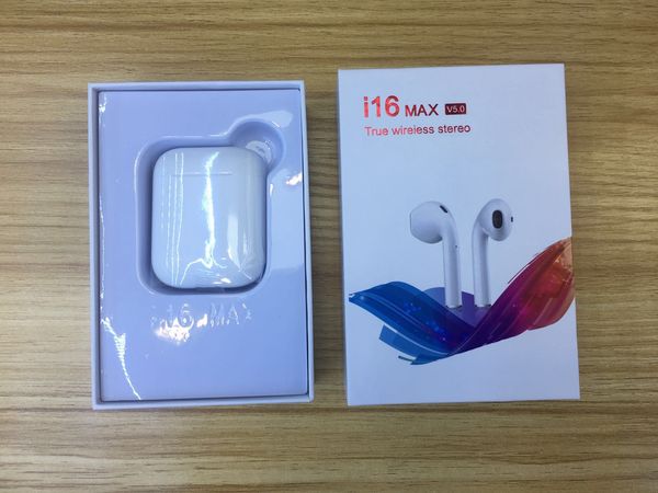 

10шт I16 max 5.0 TWS Гарнитура iTouch для надувных батарей Беспроводные наушники Стереонаушники Bluetooth Наушники С всплывающим окном для всех смартфонов