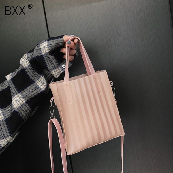 

bxx] сумки для женщин 2020 весна лето мода сумка волна шаблон плиссированные сплошной цвет большой емкости плеча сумка hk590