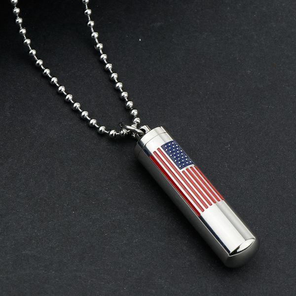 

necklace women men pendant gift punk retro pendant necklace stainless steel, Silver