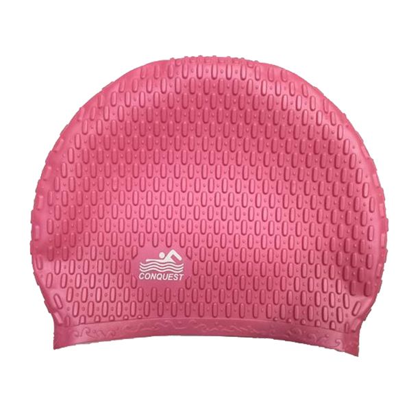 

waterproof silicone stretch swim hat swimming long hair cap