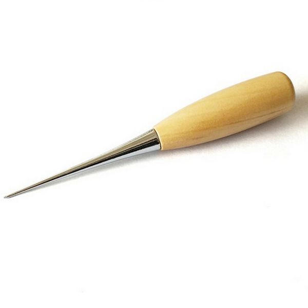 

professional leather wood handle awl tools for leathercraft stitching sewing dc156