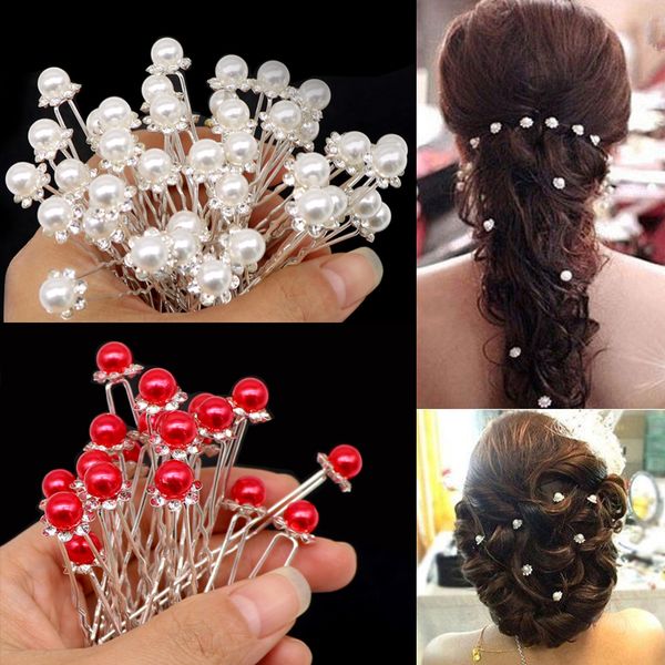 Bridal Hairpins Headwear Crystal Hair Clips Wedding Barrette Hair