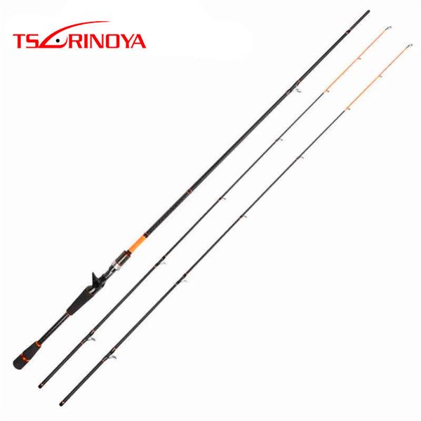 

tsurinoya 2 tips baitcasting fishing rod 2section 2.1/2.4m m/ml carbon lure rod bass fishing canne a peche tackle