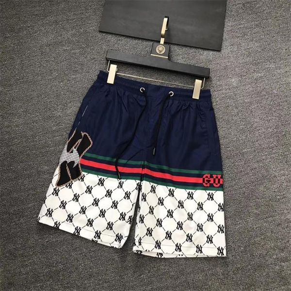 

20 summer new short joggers pants for men fashion brand trousers summer casual mens pant breathable casual cotton beach shorts, White;black