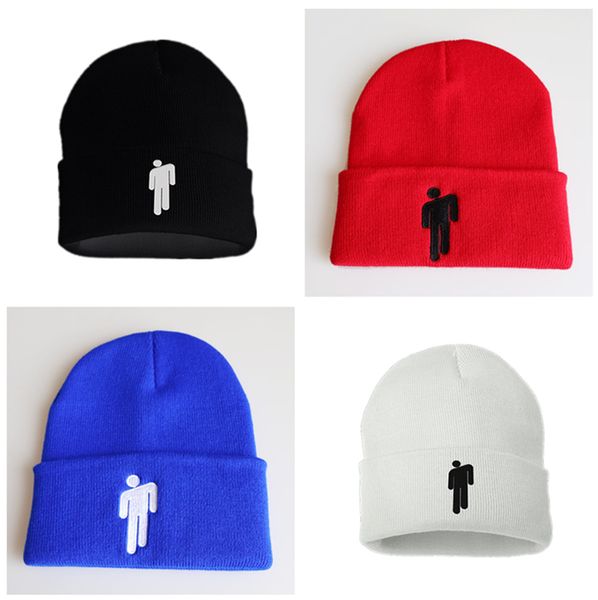 

new sport winter billie eilish hat men cap beanie knitted hip hop winter hats for teenager fashion warm s bonnet le391, Yellow