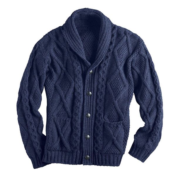

mens knitted slim overcoat casual winter outerwear outdoor snow cardigan, White;black
