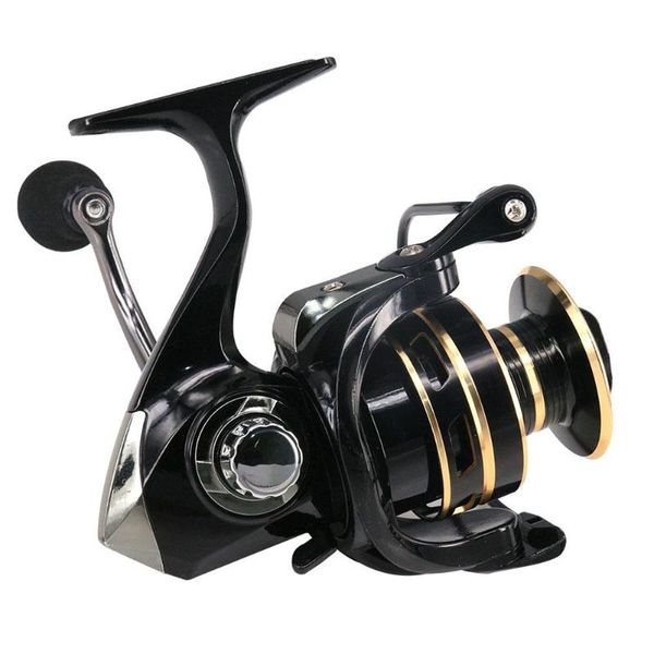 

deukio spining fishing wheel with metal handle pleasure sea 5.2:1 spining fishing tool reel ac2000-ac7000