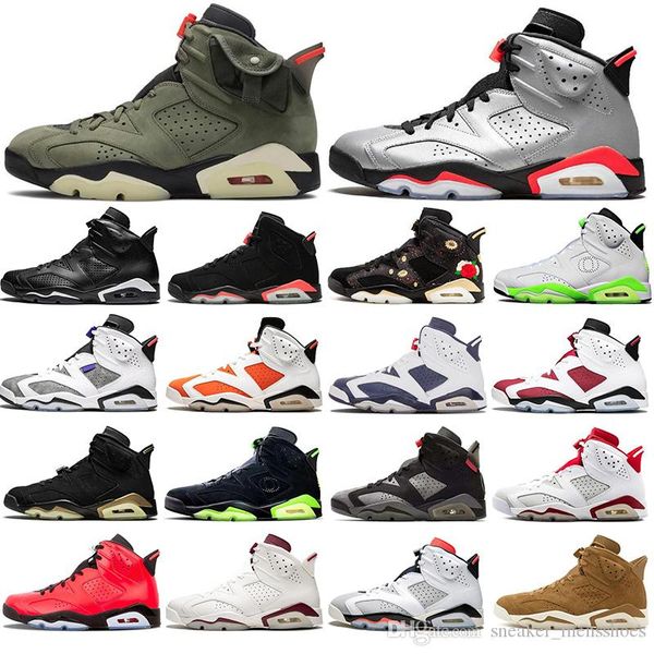 

with socks fashion air jordan retro bred 6 basketball shoes psg 6s unc black blue white infrared men oreo sport sneakers 40-47