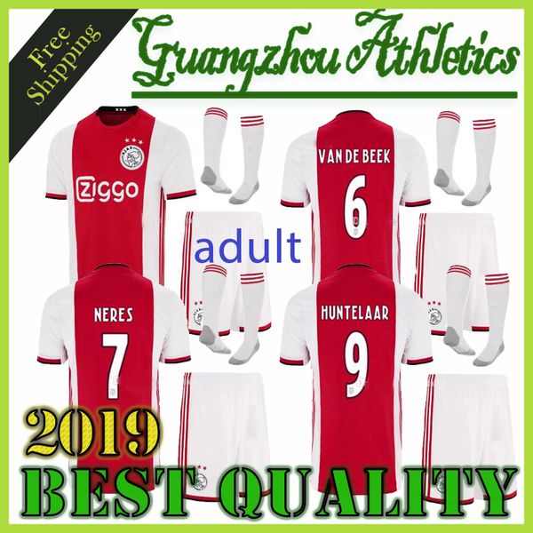 

2019 2020 de jong tadic ajax fc men occer jer ey dolberg huntelaar ziyech cruyff jer ey 19 20 football kit hirt netherland voet